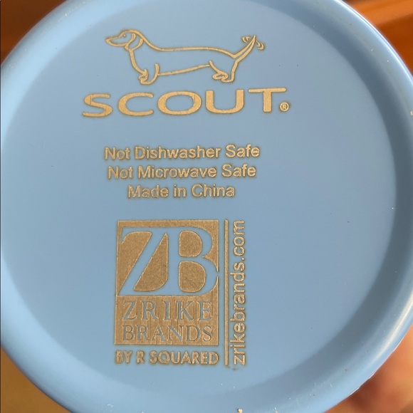 Scout flow Rida 30 oz Light Blue Wave Tumbler with Straw - Picture 4 of 4